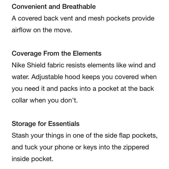 Nike shield jacket  - Picture 6 of 6